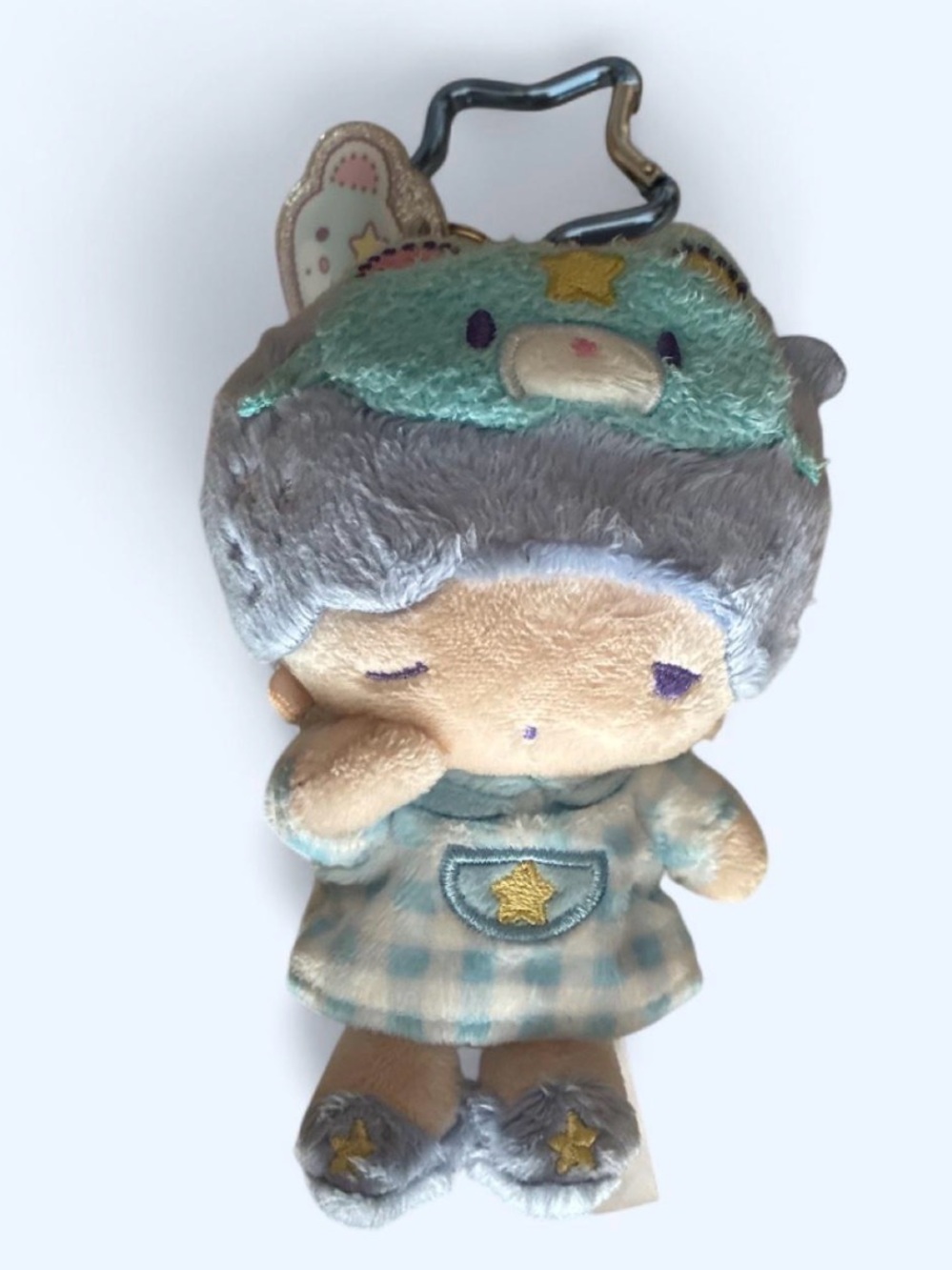 Rare Sanrio Kiki Dreamy Sleep Plush Keychain, New without Tags